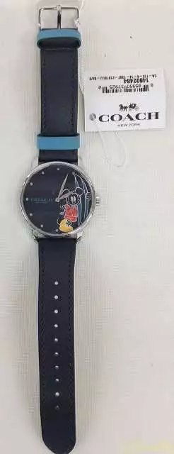 COACH Disney Limited Collaboration Surf Mickey Mouse Watch Black From Japan