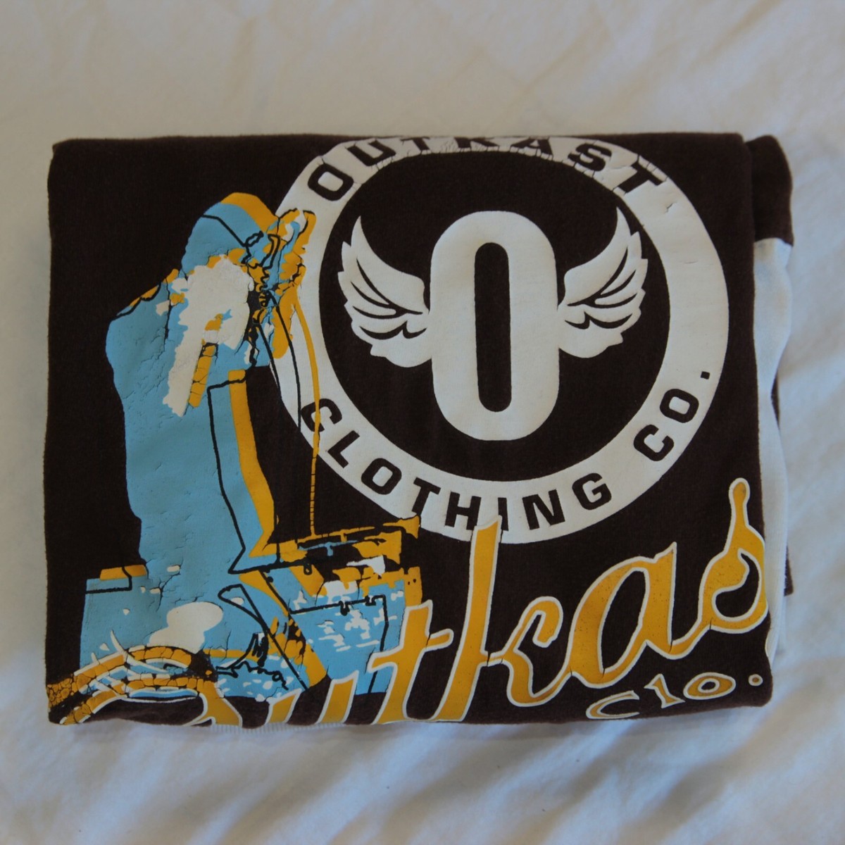 VTG Outkast Clothing Company Jersey T Shirt Striped L/S Rap