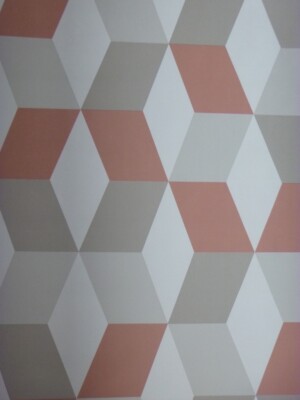 Geometrische Chevron Tapete - 3D Effekt Dekor - Modern Decor - Paste The Wall