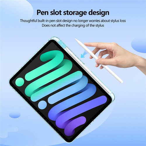 For iPad 10/9/8/7th Gen Pro 12.9 Air 11 13 2024 Shockproof Clear Back Case Cover - Picture 41 of 80
