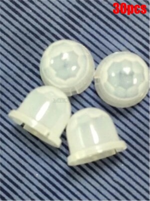 30Pcs Infrared Sensor Map 8308-4 Body Pyroelectric Pir Mini White Fresnel Len kl