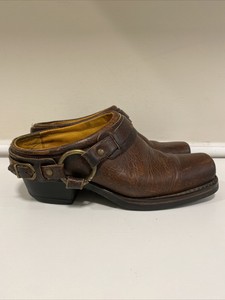 frye belted harness mule