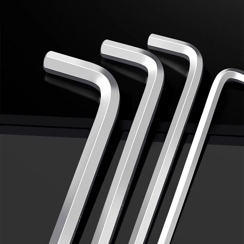 Long Handle Allen Key Set Torx Twin Pack Metric Ball Star End Hex Folding Wrench - Image 2 of 4