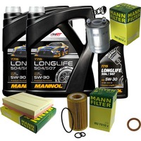 Inspektionspaket 11L Mannol Longlife 5W-30 FüR Mercedes 906 316 CDI 313 310 216