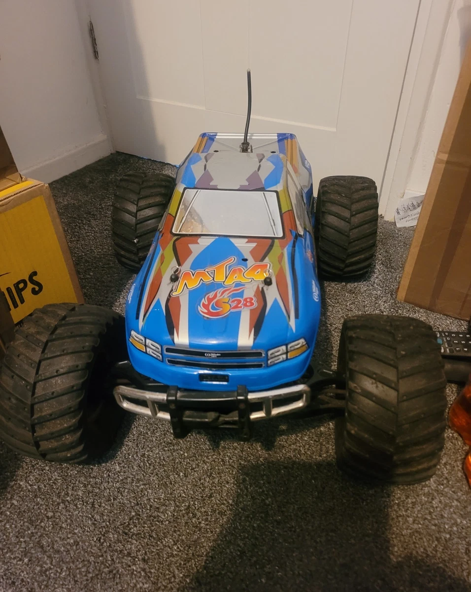 Thunder Tiger Pro 46 Glow Nitro RC Airplane Engine & Muffler - Great Shape