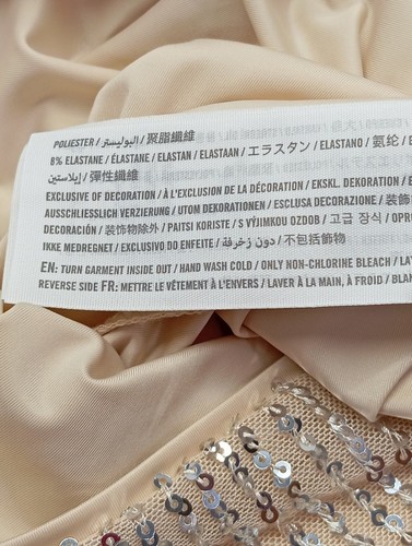 ABERCROMBIE & FITCH Falda pantalón Mujeres Talla EU 36 blanco puro-color bronce - Imagen 5 de 5