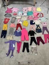46pc Baby Girl Infant 12/24 Month Clothing Lot. Pant, Shirt, Tops, Winter Wear