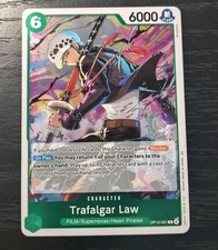 One Piece CCG Trafalgar Law Carrying On His Will R Holo Card OP13-031 NM