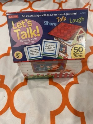 Lakeshore Learning Let s Talk! Conversation Starters Card Set NEW