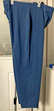 NWOT SUSAN GRAVER SZ 2X BLUE PULL ON WEEKEND PANTS COTTON SPANDEX NO POCKET NV05
