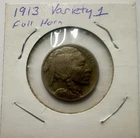 1913-P Buffalo Nickel Variety 1? Full Horn
