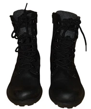 Cobb Hill Brunswick Lace Black Leather Waterproof Boots Women's Size 6 US