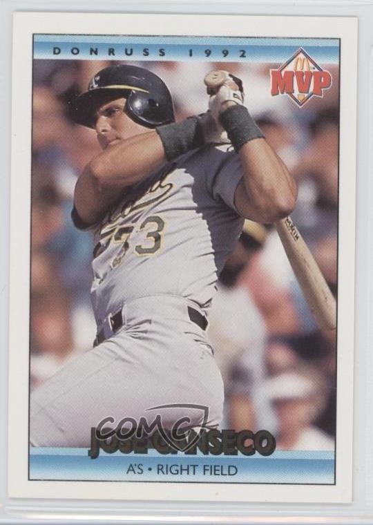 1992 Donruss McDonald's MVP Series Jose Canseco #13 1h9
