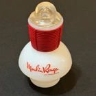 New ListingVintage McKee Glassbake Moulin Rouge Las Vegas Milk Glass Hottle