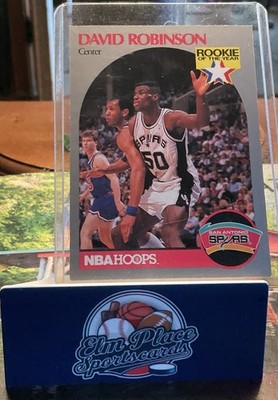 David Robinson NBA HOOPS ROOKIE OF THE YEAR SP 1990