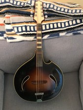 RARE Framus Cutaway Black Rose Baby Delux Mandolin