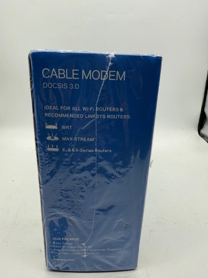 Linksys DOCSIS 3.0 24X8 Cable Modem CM3024 NIB Sealed  - Image 4 of 4