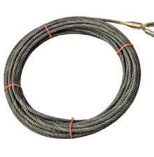 Wire Rope Winch Line 3/8” X 100’ Extension Wrecker Steel Core EIPS Grade Cable