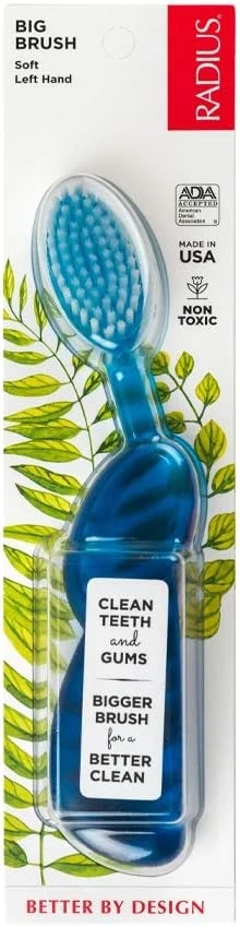 Cepillo de dientes Radius Original mano izquierda cerdas suaves libre de ftalatos 1ct estuche de 6 Foto 4 de 4
