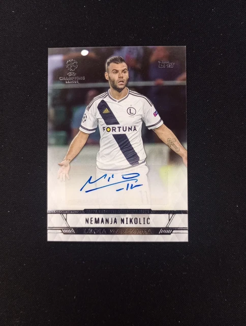 2016 TOPPS UEFA CHAMPIONS LEAGUE SHOWCASE AUTOGRAPHS NN NEMANJA NIKOLIC