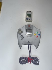 SEGA Dreamcast Home Console W/ Controller+ Memory Unit + 4 Games + Network Disc