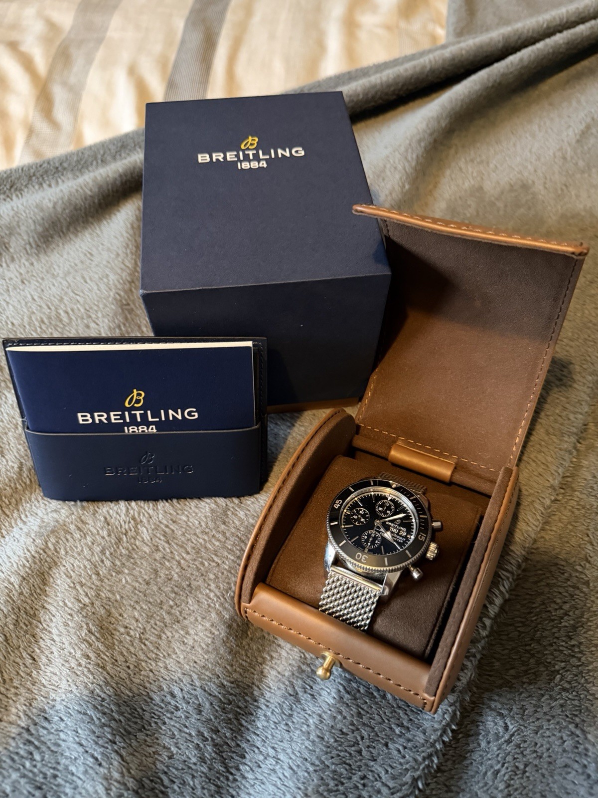 Breitling Superocean Heritage Men's Black Watch - A13313