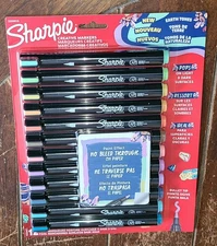 Sharpie 12ct Water-Based Acrylic Bullet Tip Markers ~For Light & Dark Surfaces~