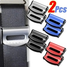 2pcs Car Seat Belt Adjuster Clip Buckle Stopper Safety Comfort Clamp Universal