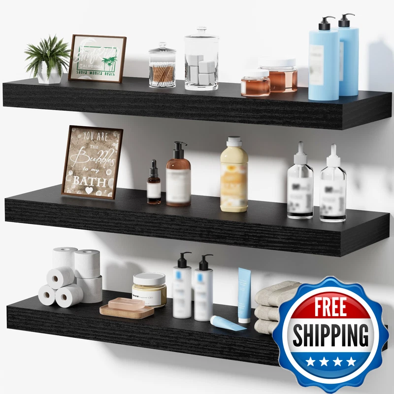 Mifurn Floating Shelves For Wall Bathroom Shelves Over Toilet Wall Shelves Book
