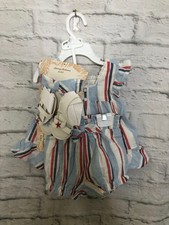 4 Piece Set Tommy Bahama Girls Small 6 M New With Tags Shorts Blouse sandals
