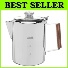 Bozeman Stovetop Coffee Percolator - Bold Flavor Guarantee