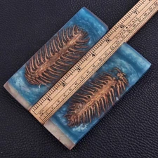Custom Made Pine Cones Resin Pair Scales For Knife Making Handle