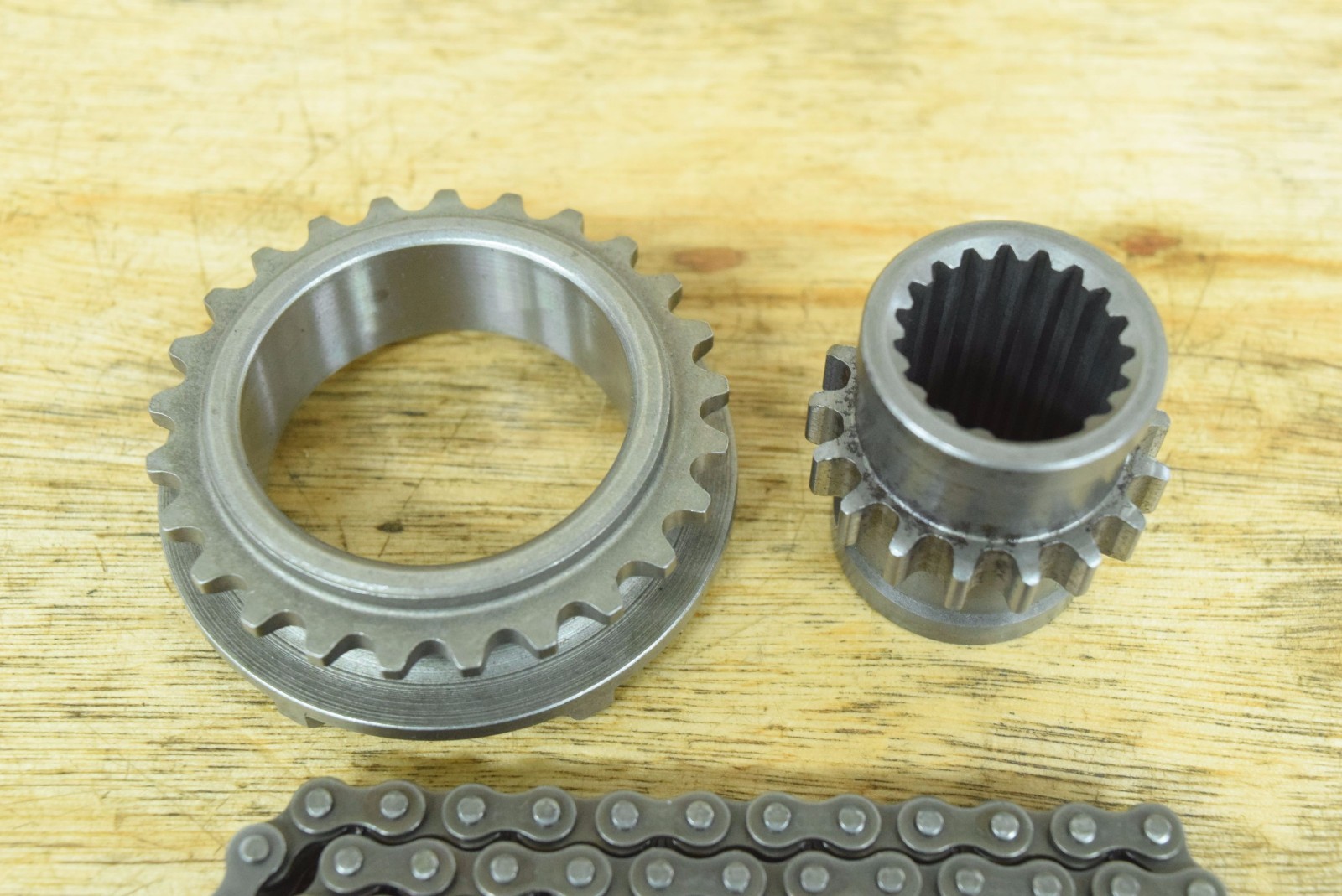 1992 HONDA CBR600RR CBR600 CBR 600 F2 ENGINE OIL PUMP CHAIN , SHAFT