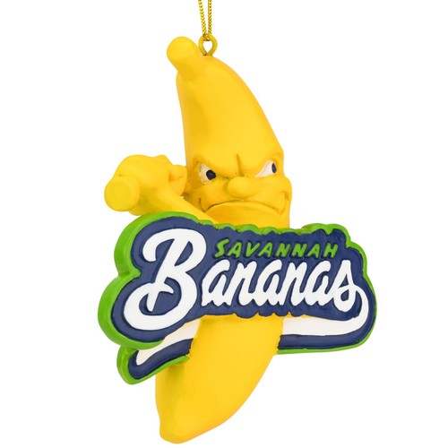 Tree Buddees x Savannah Bananas Logo Béisbol Adorno Pelota Deportes Georgia Juego - Imagen 8 de 9