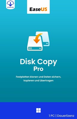 EaseUS Disk Copy Pro 7  2026/ Win / 1 PC / Dauerlizenz / LifetimeUPG / KEY (ESD)