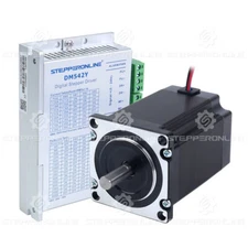 STEPPERONLINE Nema 23 1.9/3Nm Φ8mm Stepper Motor & Driver & Power Supply CNC Kit