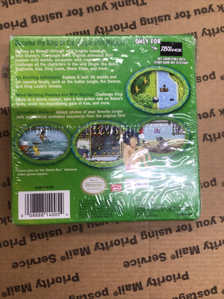Nintendo Gameboy Advance GBA - Disney's The Jungle Book Game NIB - Image 2 of 2