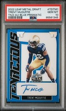 PSA 10 - 2022 Leaf Metal Draft - Blue Prismatic #BA-TM2 Trent McDuffie (AU, RC)