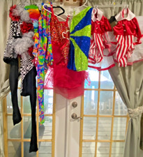 9 Child M Dance/Acro/Jazz Costume Dress Sequin/Sparkly Weissman WILL SEPARATE