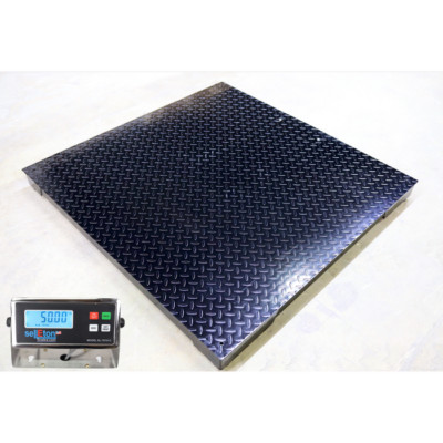 SL-700-3x3 (36''x 36'') Industrial Floor Scale with Metal Indicator 2500 lbs