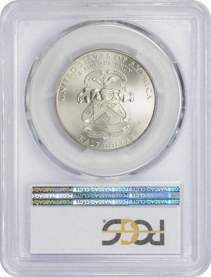 2013-D 5-Star Generals Half Dollar Commemorative MS70 PCGS Mint State 70 - Image 2 of 2