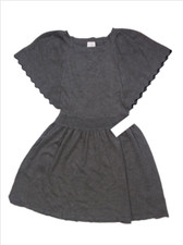 Ella Moss Girls Knit Dress, Grey , Sz 7
