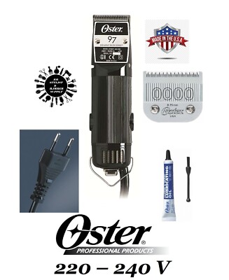 Oster Classic 97(76) HairStylist Barber 230v EU Plug CLIPPER&CryogenX 0000 BLADE