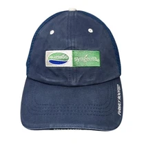 Hilleshog Syngenta Firmly Rooted Strapback Hat Blue OSFA Breathable Mesh Cotton