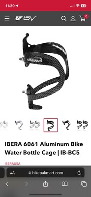 Ibera Bike Water Bottle Holder Cage Aluminum Lightweight Road MTB Drink Holder