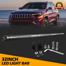 32inch LED Light Bar Slim Spot Flood Combo Work SUV Boat Offroad Driving ATV 4WD