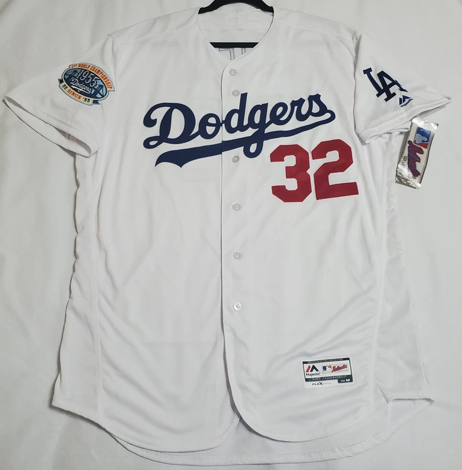 AUTÉNTICA TALLA 44 GRANDE, LOS ANGELES DODGERS SANDY KOUFAX BASE FLEXIBLE Jersey Foto 3 de 4