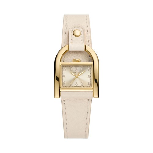 Reloj de Mujer FOSSIL HARWELL ES5280 Cuero Blanco Dorado - 第 1/1 張圖片