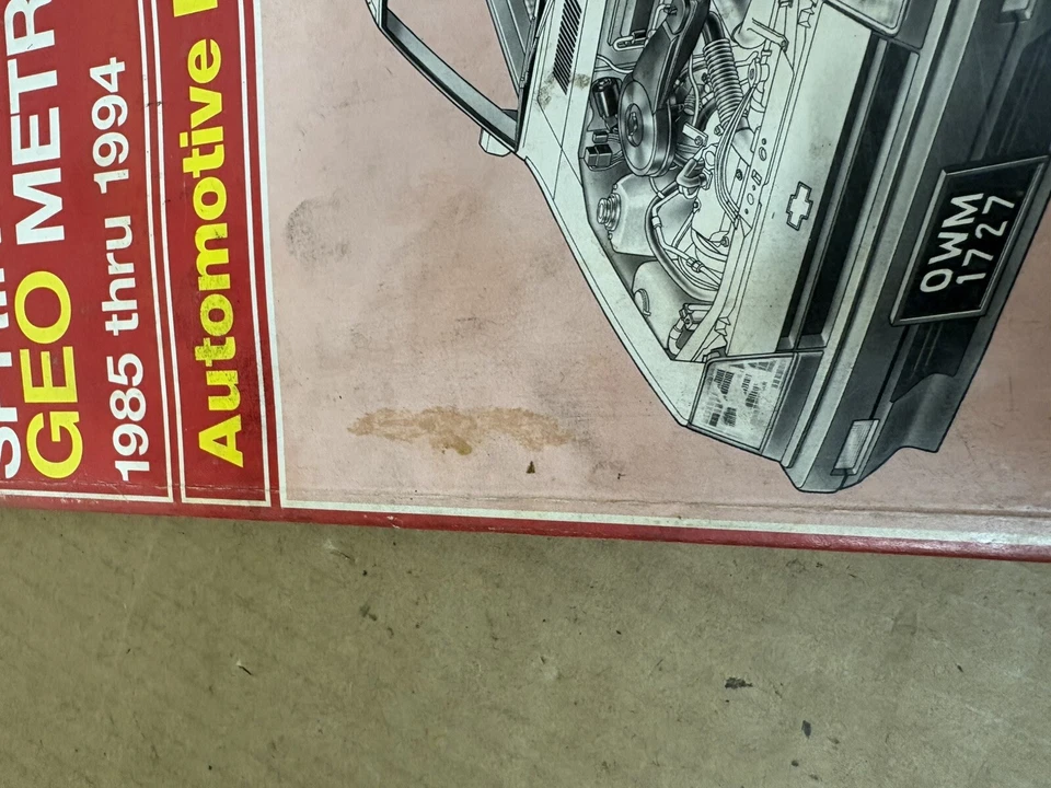 Chevrolet Sprint, Geo & Chevrolet Metro 1985-1994 Haynes repair manual 24075 - Image 4 of 4