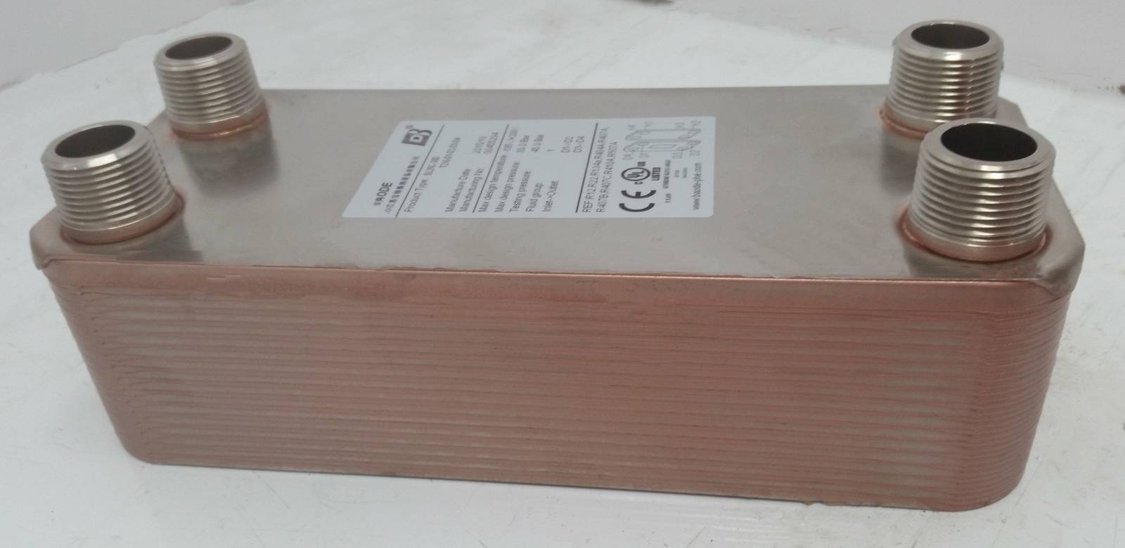 Badger 30 Plate Water-to-Water Brazed Plate Heat Exchanger – 1